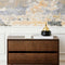 Dresser in Smoked oak with 2 drawers single