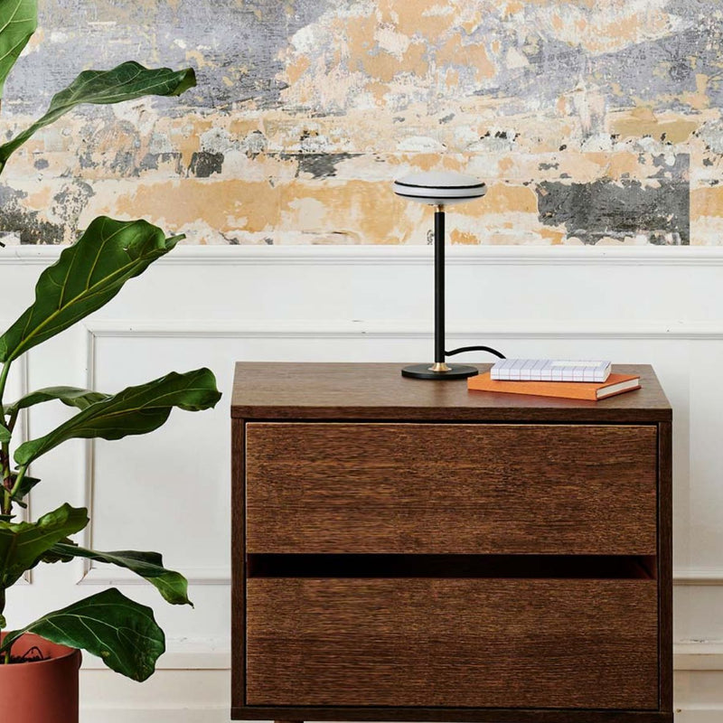 Dresser in Smoked oak with 2 drawers single