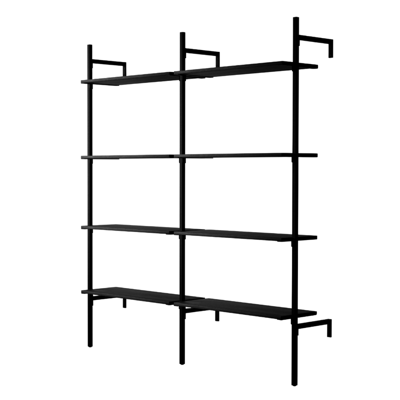 Frame Walk-In förvaringssystem med 2 sektioner - (4 hyllor / 4 hyllor)