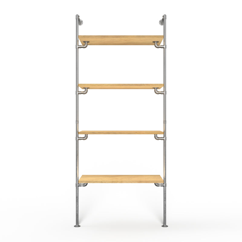 Original Walk-in förvaringssystem med 1 sektion - (4 hyllor)